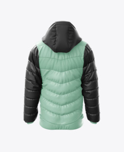 Chaqueta acolchada de invierno con estampado de logotipo personalizado de alta calidad para hombre, chaqueta acolchada con cuello levantado y bolsillos delanteros OEM al por mayor - Product Image 2