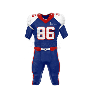 Uniformes de Fútbol Americano Personalizados Más Vendidos, Conjuntos de Ropa Deportiva Transpirable, 100% Poliéster de Alta Calidad - Product Image 1