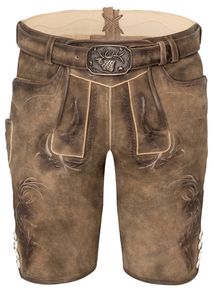 Auténtico alemán bávaro clásico Lederhosen invierno OEM diseños personalizados corto largo para hombres Casual bordado no tejido Niño - Product Image 5