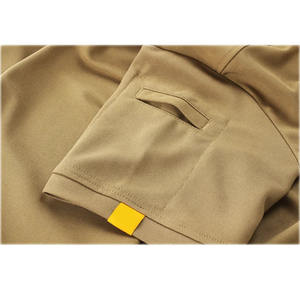 Sport de plein air hommes anti-rides imprimé pour chemises randonnée Camping coton ample séchage rapide manches courtes décontracté - Product Image 6