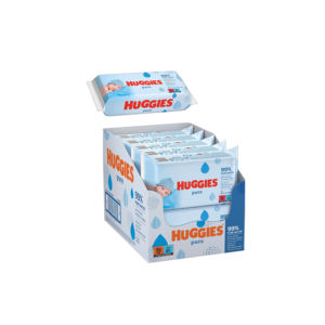 Les lingettes Huggies Pure 56s offrent une texture douce et épaisse pour nettoyer efficacement d'un seul coup - Product Image 5
