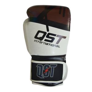 Guantes de Boxeo de Piel de Vacuno de Alta Calidad QST, Guantes de Entrenamiento Profesional para Combate, Uso Universal, Logotipo Personalizado - Product Image 2