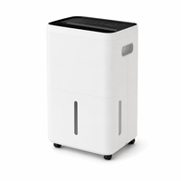 Penggunaan Rumah Pintar: Dehumidifier Udara Elektrik 50L/Hari dengan Tangki Air 4L, Beroperasi Senyap untuk Rumah Tangga