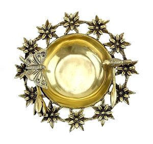 Juego Diya Urli de latón de diseño único indio de alta calidad más vendido para decoración del hogar y bodas - Product Image 2