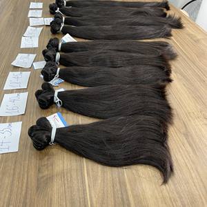 ลดกระหน่ํา!!! ผ้าเครื่องตรงธรรมชาติเนียนนุ่มพิเศษ 100% ผมมนุษย์เวียดนาม ผ้าคู่ ราคาส่ง - Product Image 4