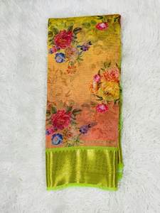 Hermoso Sari impreso digital Kanchi Kota - Product Image 2