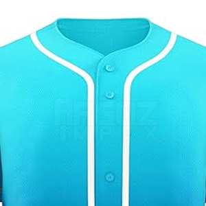 Maillot de baseball et de softball à séchage rapide, coupe ajustée, de couleur personnalisée, vêtements de sport respirants pour adultes - Product Image 4