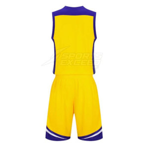 Uniforme de Baloncesto de Manga Corta Transpirable de Alta Calidad con Impresión de Logotipo de Diseño Personalizado, Material 100% Poliéster - Product Image 2