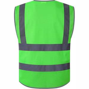 Chaleco DE TRABAJO transpirable de alta calidad para hombres con múltiples bolsillos Diseño de 5 dimensiones de tendencia superior Servicio OEM Técnicas lavadas - Product Image 3