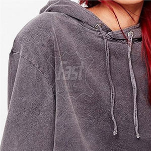 เสื้อครอปฮู้ดดี้ผลิตในปากีสถาน ทนทาน สวมใส่สบาย เสื้อครอปฮู้ดดี้ลำลอง - Product Image 6