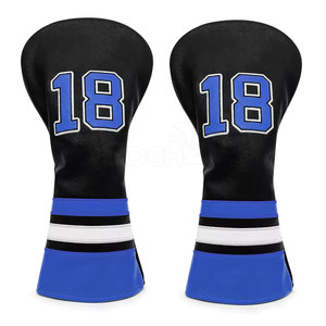 New Arrival PU Leather Waterproof Golf <b>Head</b> <b>Cover</b> Latest Design High Quality Customizable SOSH4 - Product Image 1
