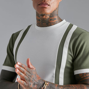 Fashionable Panel <b>T</b>-<b>Shirt</b> with Matching Trousers Comfort Fit High Quality <b>T</b>-<b>Shirt</b> & Pants Combo - Product Image 4
