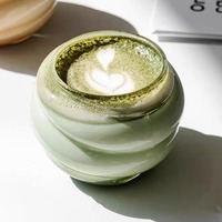 Offre Spéciale Transparent haute Borosilicate spirale verre tasse à café 270ml ménage créatif lait verre verres