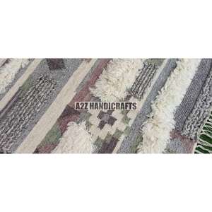 พรมขนสัตว์แบบแฮนด์เมดใหม่พรมในห้องนั่งเล่นหรูหราพรมขนสัตว์สไตล์เปอร์เซียทอมือ - Product Image 6