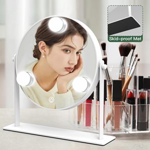 Gương trang điểm LED với ánh sáng máy tính để bàn Net người nổi tiếng nữ lấp đầy ánh sáng gương nhỏ in phong cách ký túc xá Máy tính để bàn di động - Product Image 6