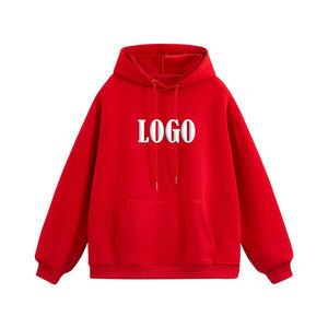 Streetwear décontracté pour hommes et femmes sweats à capuche en coton doux sweats à la mode Design solide élégant tissu tricoté uni teint hiver - Product Image 1