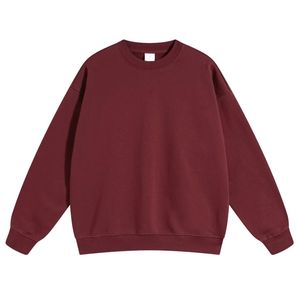 Sudaderas Holgadas de Manga Larga para Hombre, Estilo Informal, Lisas, de Felpa, 100% Algodón, Anti-Pilling, Cuello Redondo - Product Image 2