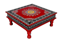 Mandir de prière carré en bois Tradebyd, fait main, mobilier spirituel, tabouret robuste, qualité supérieure, décoration moderne pour la maison