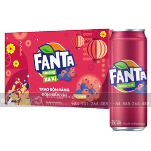Boisson gazeuse Fanta Sarsi en gros, qualité supérieure, en provenance du Vietnam, 320 ml x 24 canettes, saveur spéciale Fanta Sarsi - Product Image 3