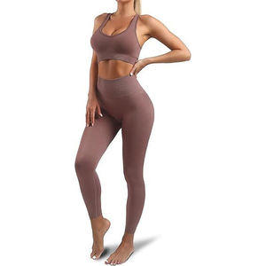 100% Top High Quality Fitness Wear Adult Size <b>Yoga</b> Set Breathable and Comfortable Women <b>Yoga</b> Set - Product Image 1