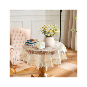 Minimal Cotton Beige 60x90 Inch Dining <b>Table</b> <b>Cloth</b> GOTS Certified Eco Safe Breathable Fabric Quick Dispatch Warehouse Ready - Product Image 5