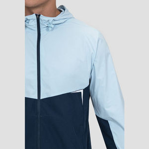 Chándal de 2 piezas de poliéster personalizado para hombre, chándal de nailon para gimnasio, conjunto cortavientos para correr y trotar - Product Image 6