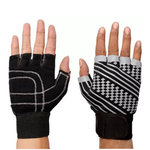 Gants de fitness sans doigts en néoprène pour l'entraînement d'entraînement de gymnastique d'haltérophilie - Product Image 1