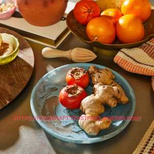 ชามเสิร์ฟเรซินสำหรับห้องครัวบ้านโรงแรมร้านอาหารจานข้าวชุบสีเงินจานกลม - Product Image 4