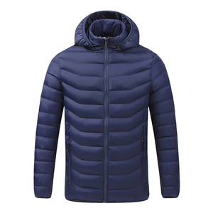 <b>Men's</b> <b>Slim</b> <b>Fit</b> Winter Puffer <b>Jacket</b> with Padded Coats Custom Logo on Front Fashionable Bubble Puffer Design - Product Image 6