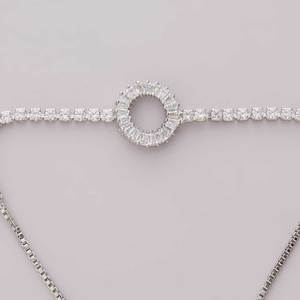 Bracelet en zircon cristal élégant et éblouissant - Product Image 2