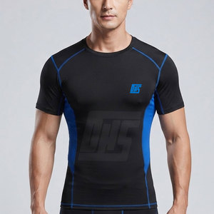 T-shirts de compression modernes avec technologie de séchage rapide, coupe confortable pour les athlètes et les séances d'entraînement quotidiennes - Product Image 3