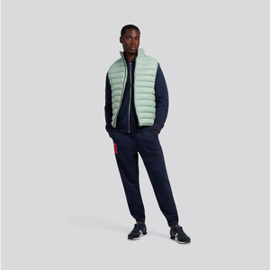 เสื้อกั๊กขนเป็ดสำหรับผู้ใหญ่กลางแจ้งแขนกุดมีซิปทำจากโพลีเอสเตอร์กันลมและถุงซิป - Product Image 6