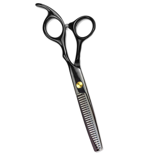 Ciseaux de salon de beauté en acier inoxydable à lame tranchante et droite avec pochette - Product Image 4