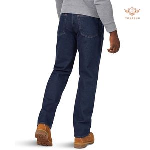 Pantalon en jean délavé de qualité supérieure pour hommes, dernier modèle du Bangladesh, décontracté, à motif droit, grande taille en option - Product Image 2