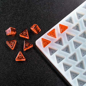 Triangle Mold Bold maker Platinum <b>Silicone</b> Gummy Depositor <b>Tray</b> for Pectin Gummy Production in Commercial Candy Kitchens - Product Image 2