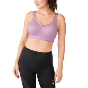 Soutien-gorge de sport sans couture de haute qualité avec bretelles réglables Matériau respirant à séchage rapide Logo avant de style simple Prix bas en vente - Product Image 5