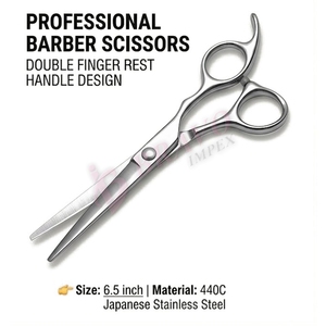 กรรไกรตัดผมมืออาชีพ กรรไกรตัดผมแบบด้ามจับสองนิ้ว สำหรับร้านทำผม - Product Image 6