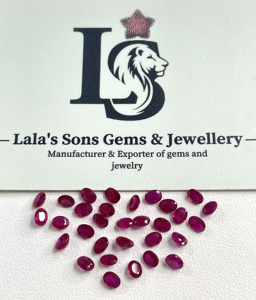 Best Price 100% Natural Burma <b>Ruby</b> Heated 2-3mm Calibrated Oval Cut Reddish Pink Color Loose Gemstone for Jewelry Making - Product Image 5