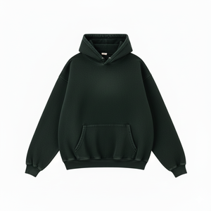 Sudadera con Capucha Extra Grande de Invierno Personalizada, Lavada al Ácido, 100% Algodón, Gruesa, 450 g/m², Felpa, Estilo Urbano Vintage, Unisex para Hombre - Product Image 6