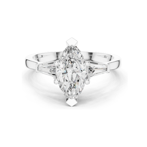 Anillo Solitario con Diamante de Laboratorio de 1.47 CT para Mujer, Claridad VVS-VS EF, Oro de 18KT, 14KT, 10KT y Plata 925, Oro Rosa, Amarillo, Blanco - Product Image 2