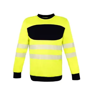 Sweat-shirts et sweats à capuche promotionnels personnalisés haute visibilité pour le travail - Product Image 4