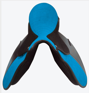 Sillín de caballo lavable sintético de resistencia inglesa con asiento de gamuza y sillín de caballo de montar lavable de árbol de plástico sillín de montar largo - Product Image 4