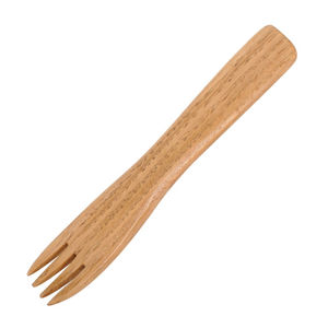 Cucharas de madera Juego de tenedores Juego de utensilios de cena de madera Cubiertos reutilizables Vajilla Juego de cuchara y tenedor Hecho a mano para suministros de cocina - Product Image 3