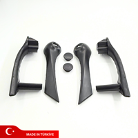 7701475315 7701475316 Nouveau jeu de poignées de porte intérieures en plastique ABS/PA Noir Avant Gauche Droit pour Megane II 2002-2012