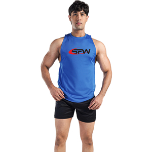 <b>Men</b> Polyester Tank Top <b>Ribbed</b> Cotton <b>Vest</b> Lightweight and Breathable Perfect for Daily Layering Gym Workout and Comfortable - Product Image 4