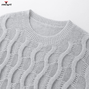 Pull en laine/cachemire décontracté à col rond respirant, nouvelle conception, vente chaude, dernière mode, pull pour femmes, automne - Product Image 2