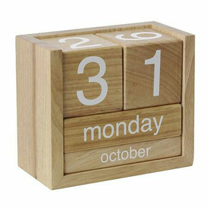 Vintage Home <b>Desk</b> <b>Calendar</b>, Creative Perpetual <b>Calendar</b> for Living Room, Study, Bedroom Decoration - Product Image 5