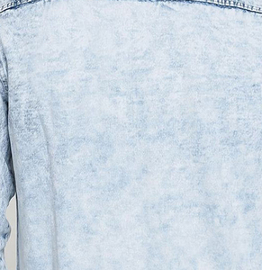 Veste en jean pour hommes pour logo de broderie personnalisé meilleur design 100% vestes en jean de qualité professionnelle en coton - Product Image 5