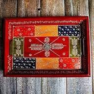 Plateau de service imprimé en bois de manguier de qualité supérieure avec dessus laminé lisse pour une configuration de table élégante à un prix abordable - Product Image 2