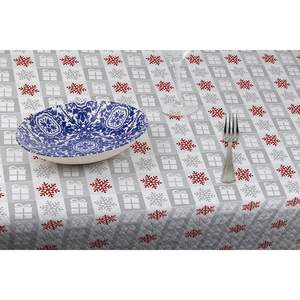 Nappe de table professionnelle en papier rouge 100x100cm, pliée 1/8, imprimée Copos, 250 pièces, B2B - Product Image 1